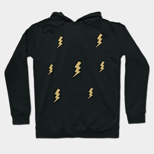 lightning bolt gold Hoodie